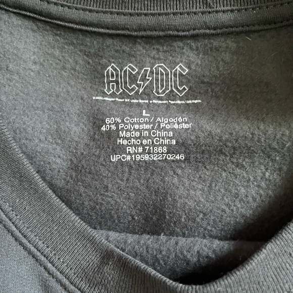AC/DC pullover sweater - Picture 3 of 3